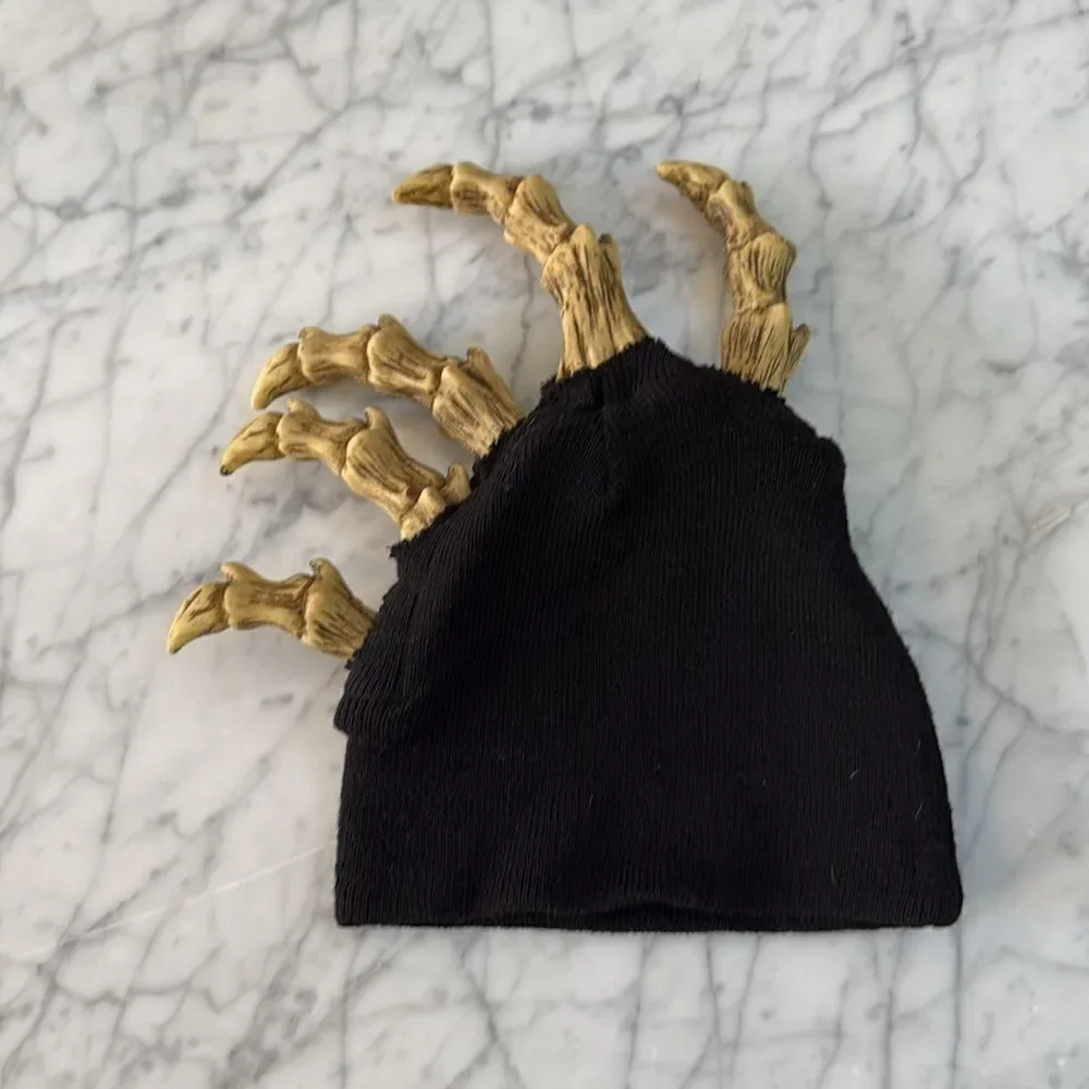Kids Mohawk Skull Cross Bones knit Winter Hat beanie